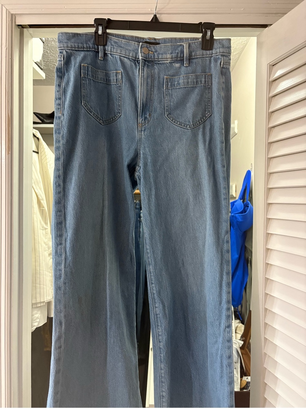 Ann Taylor Light Blue Flare Jeans